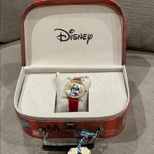 Disney Red and Gold Mickey Mouse Watch special edition!!